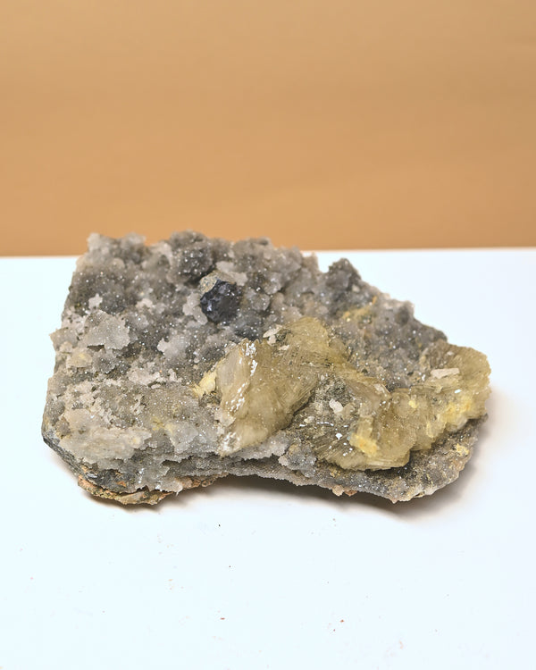 Barite & Calcite on Matrix