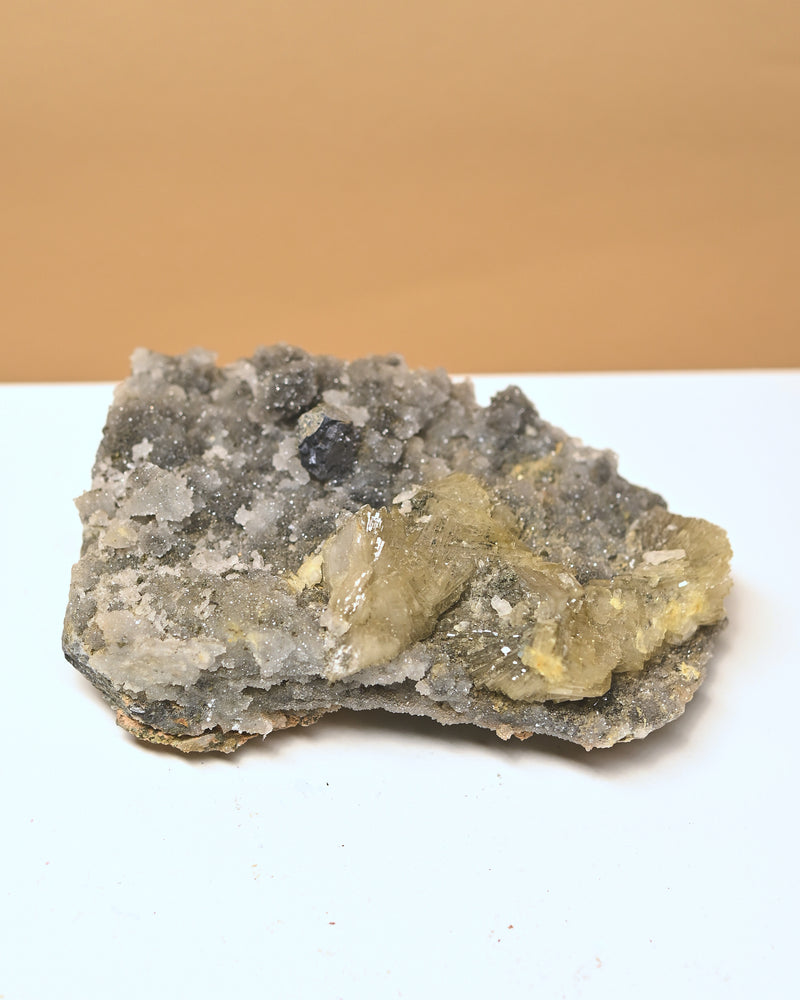 Barite & Calcite on Matrix