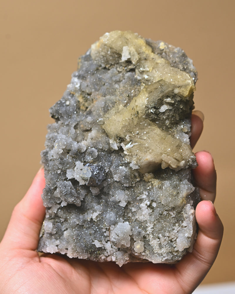 Barite & Calcite on Matrix