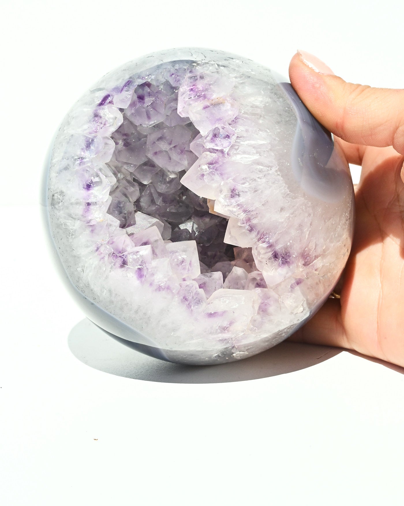Amethyst Sphere 3.2lbs view 2