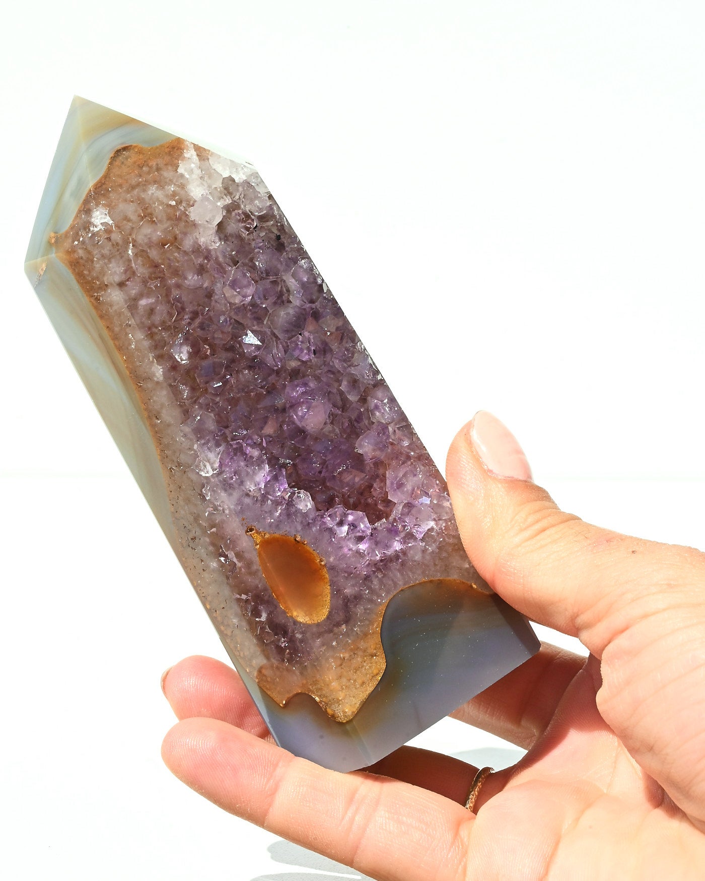 Amethyst Freeform 401g view 2