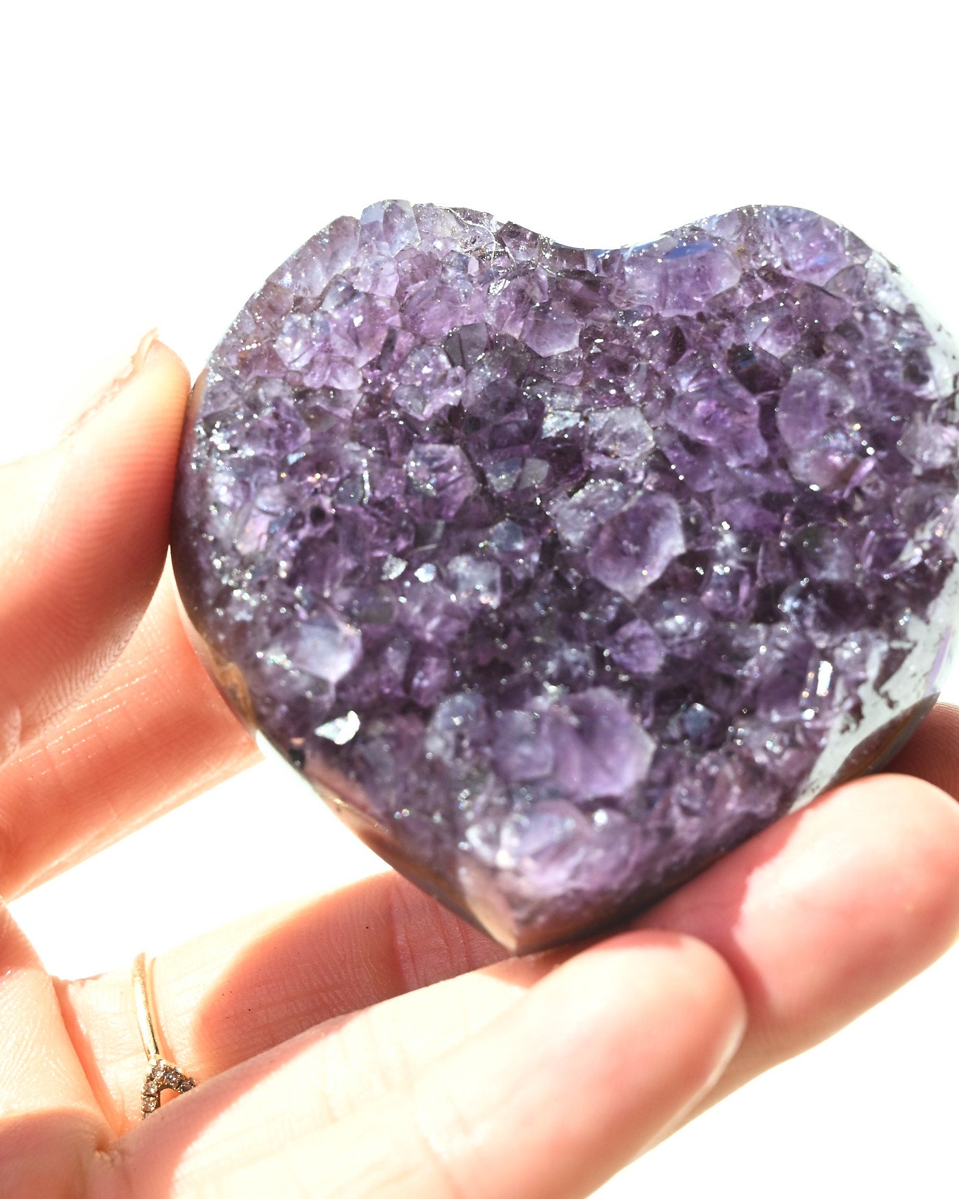 Amethyst Heart 100g
