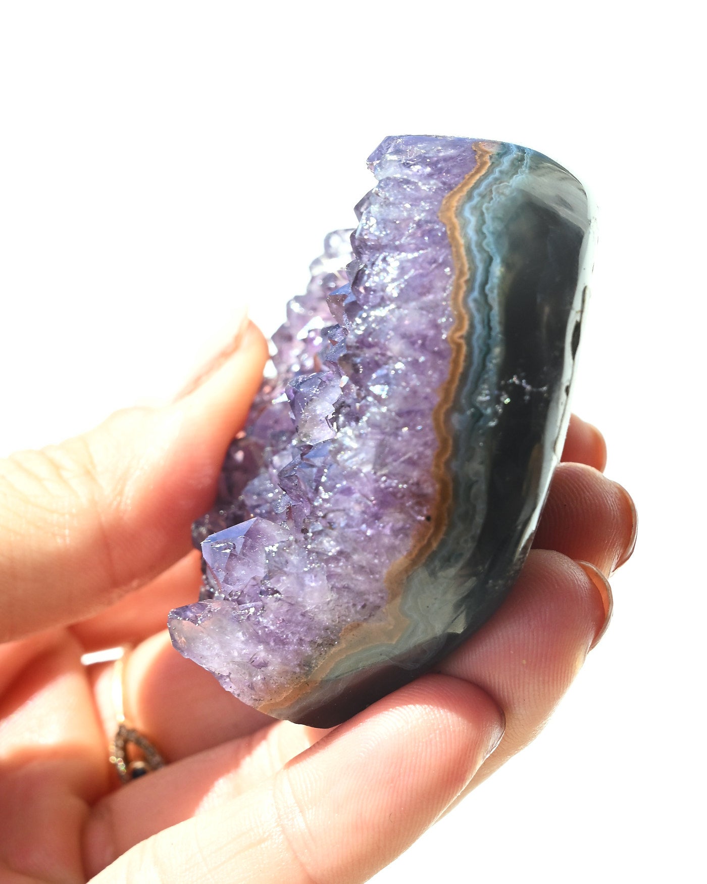 Amethyst Heart 100g view 2