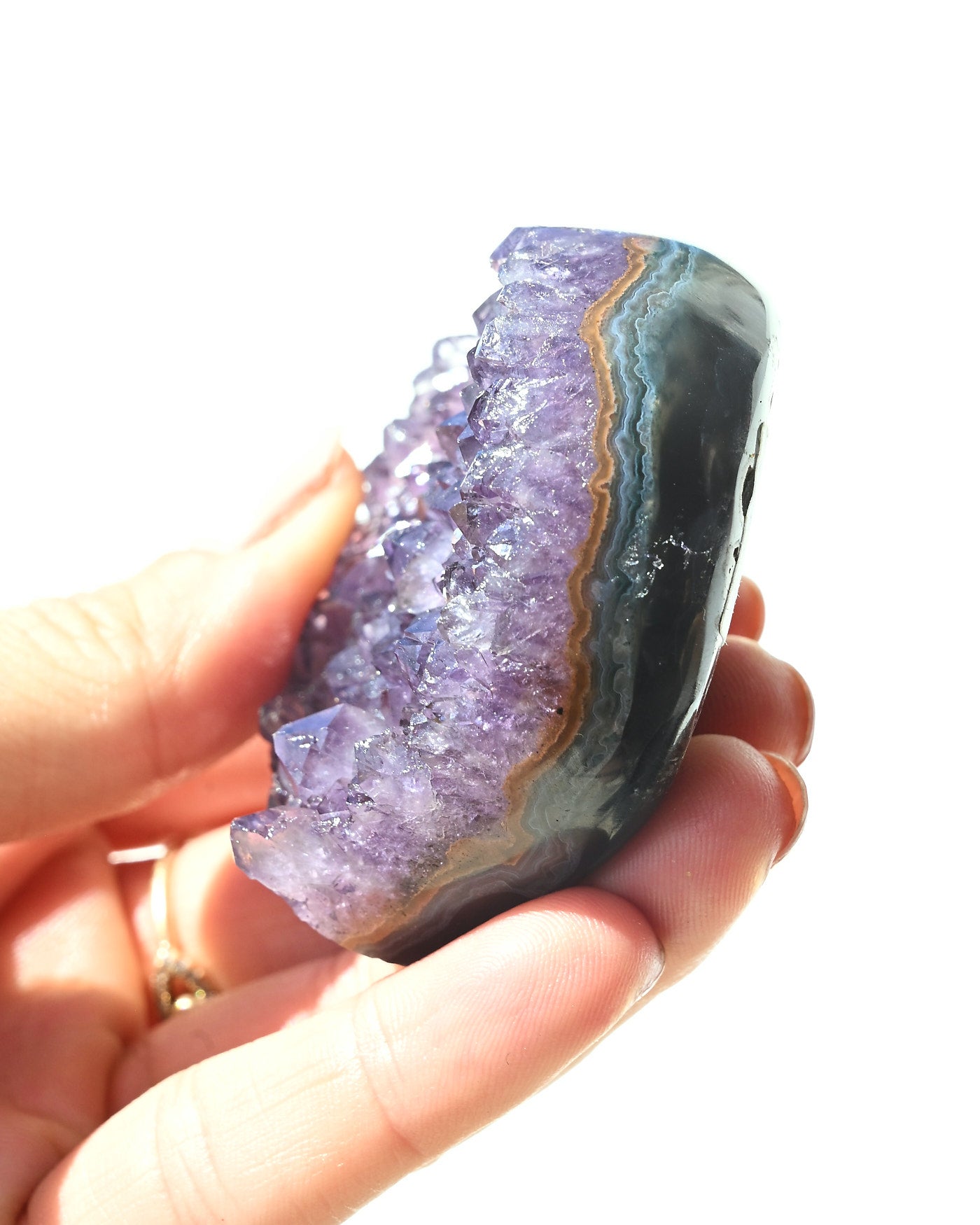 Amethyst Heart 100g view 3