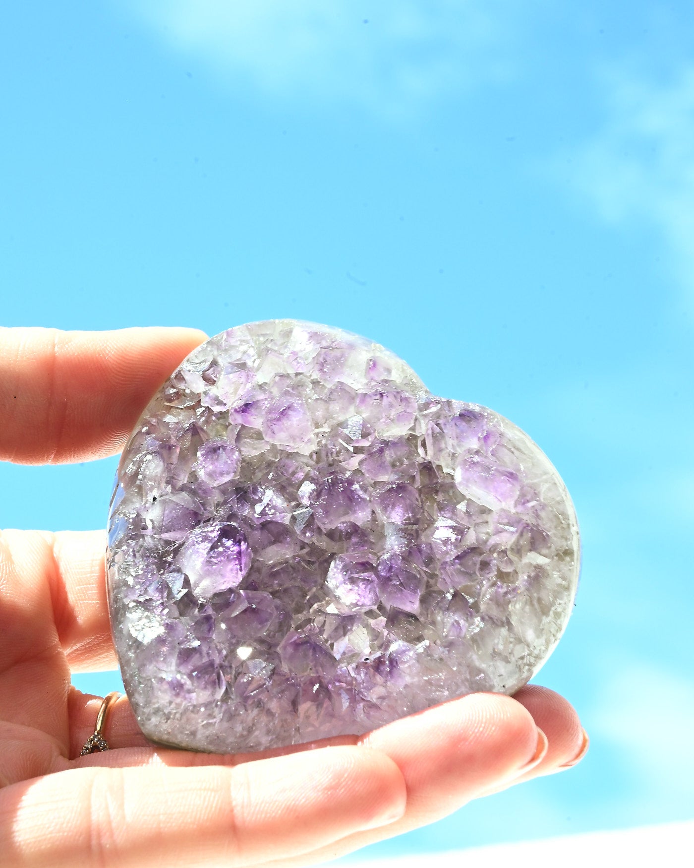 Amethyst Heart 130g view 2