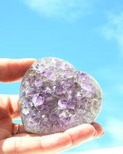 Amethyst Heart 130g view 2