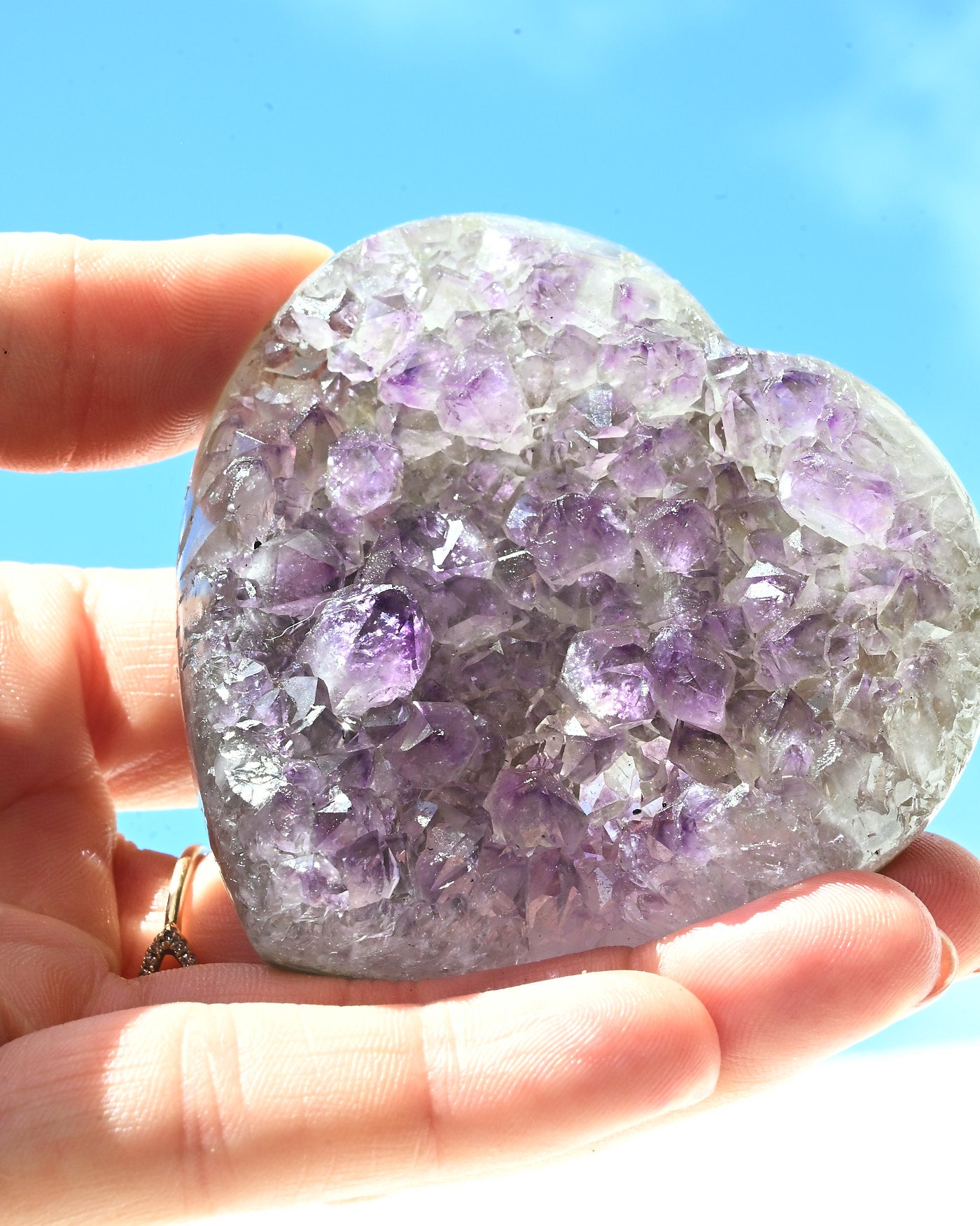 Amethyst Heart 130g view 3