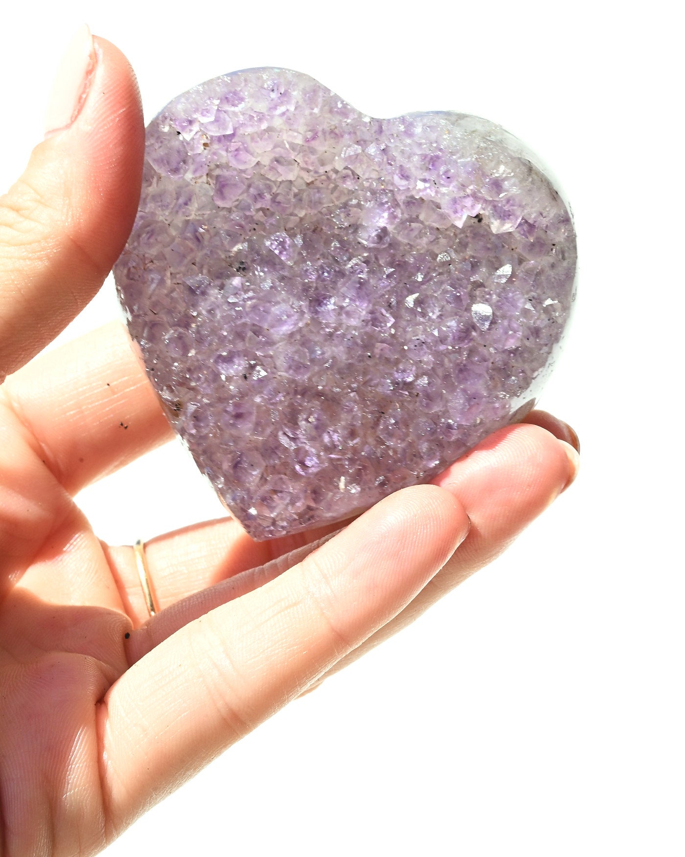 Amethyst Heart 150g view 2