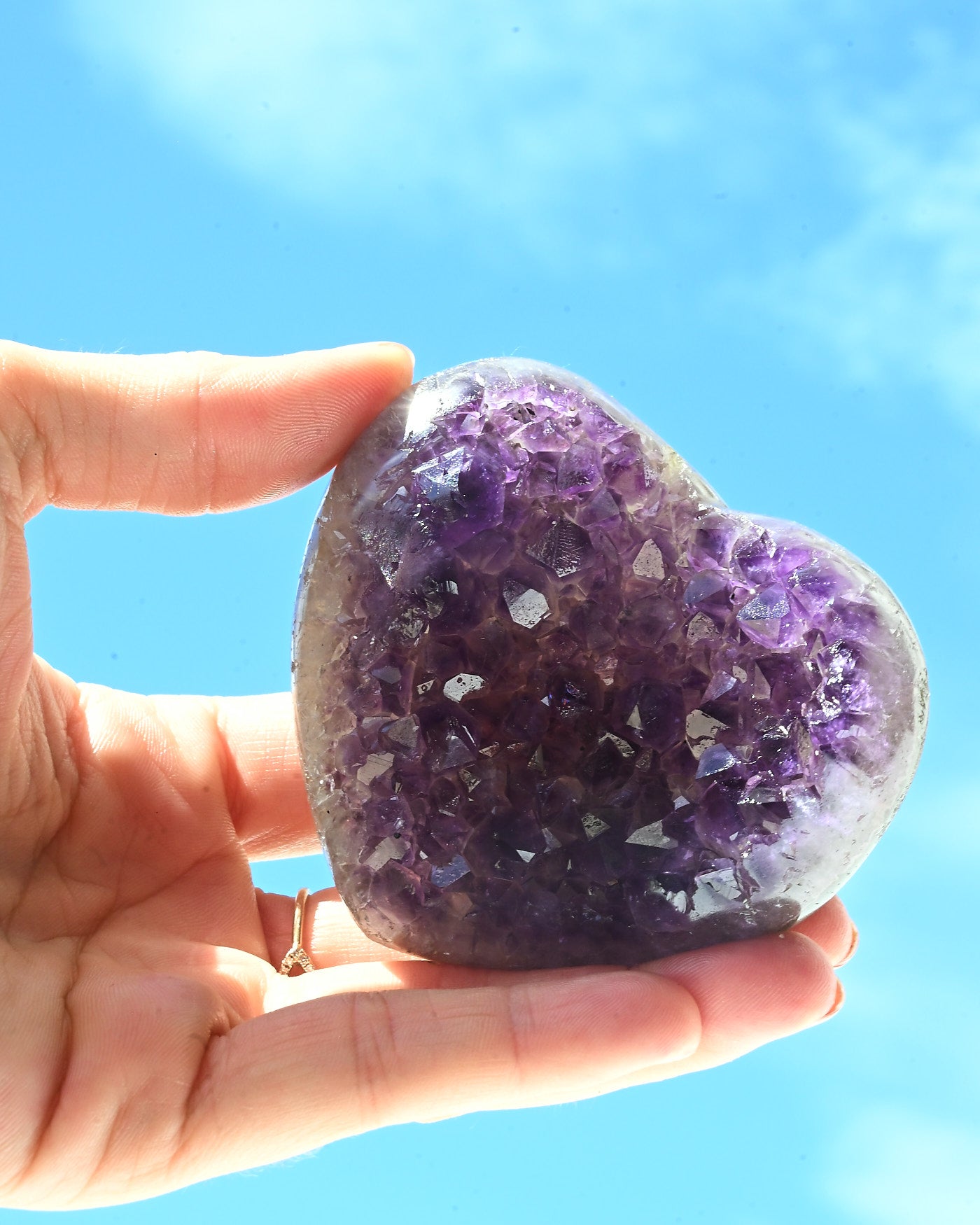 Amethyst Heart 170g view 3