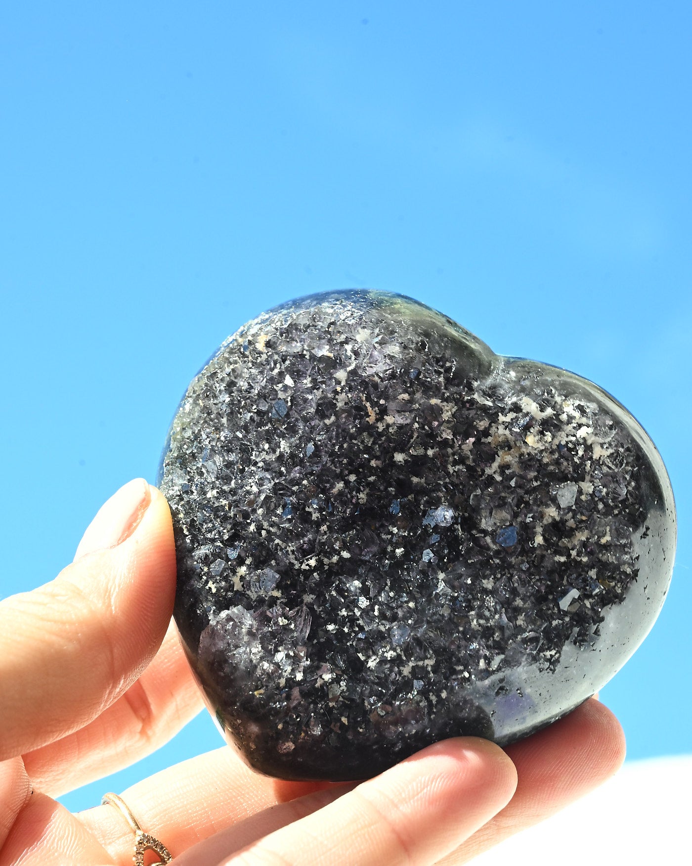 Amethyst Heart 190g view 3