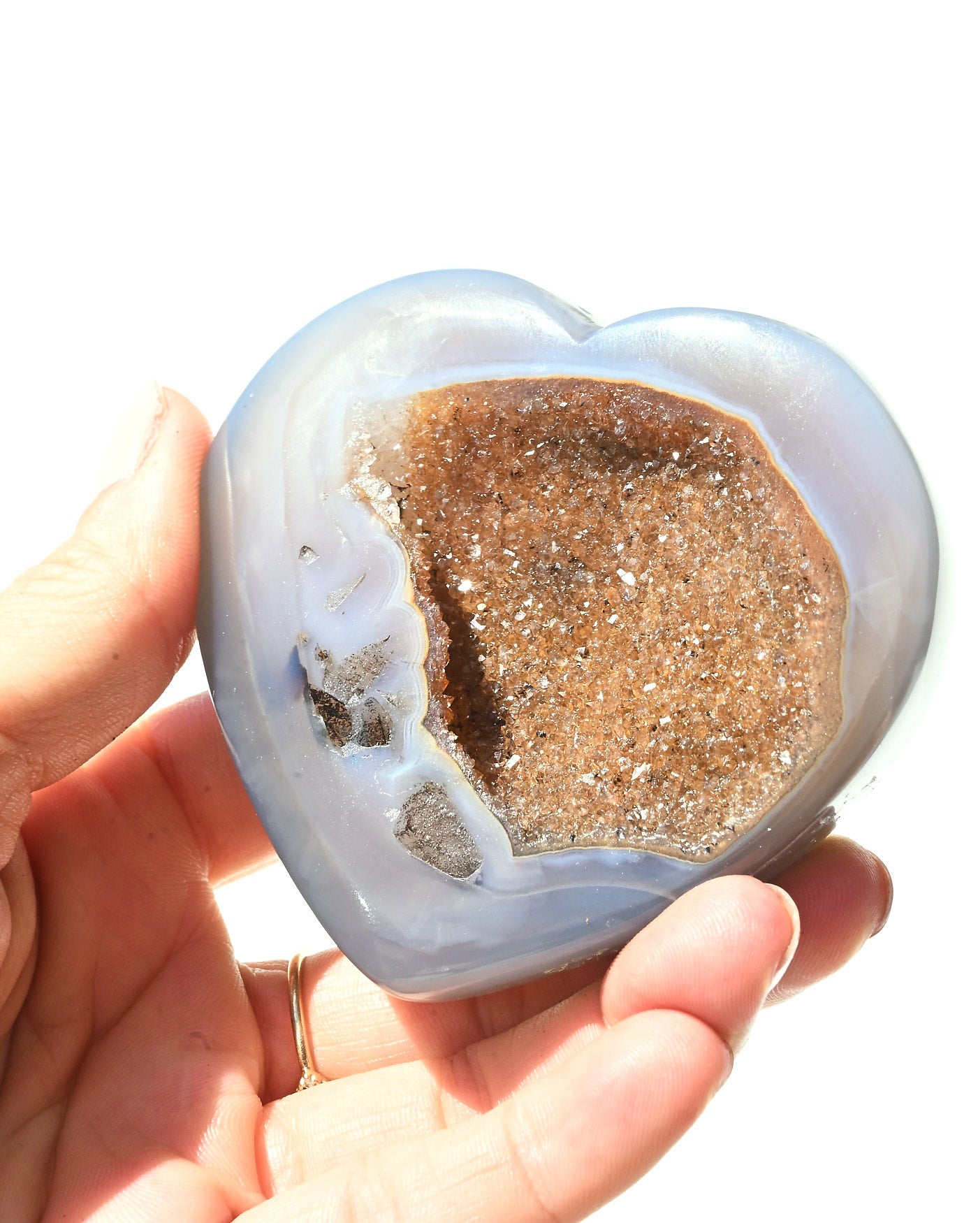 Amethyst Heart 194g view 2