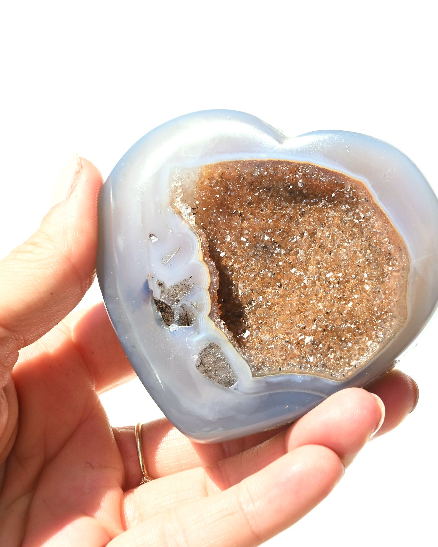 Amethyst Heart 194g view 3