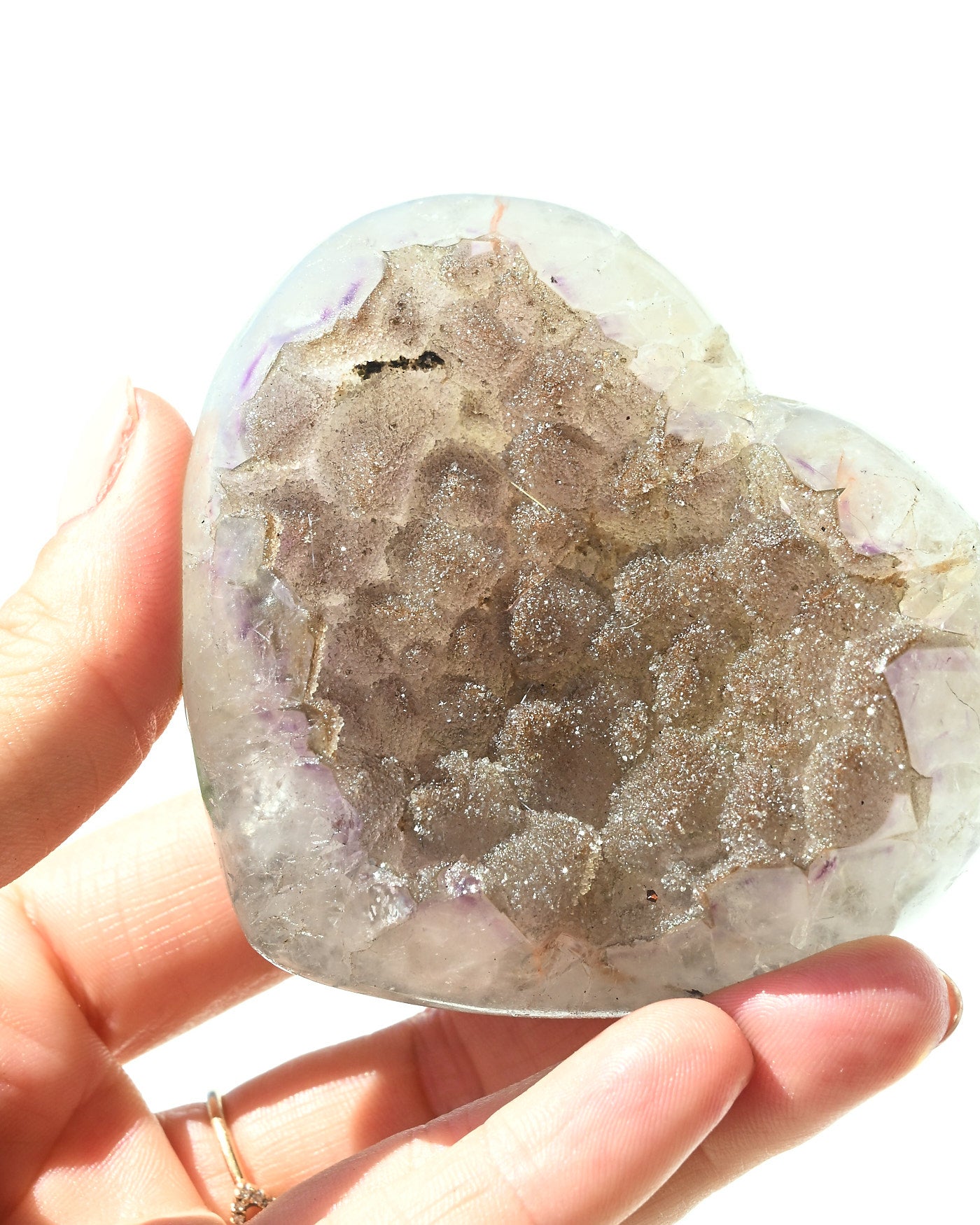 Amethyst Heart 203g