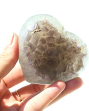 Amethyst Heart 203g view 2