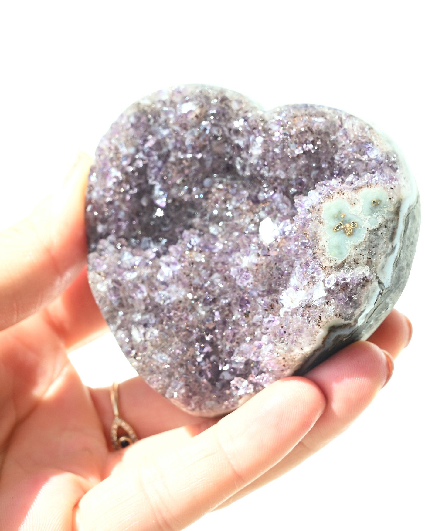 Amethyst Heart 210g view 2