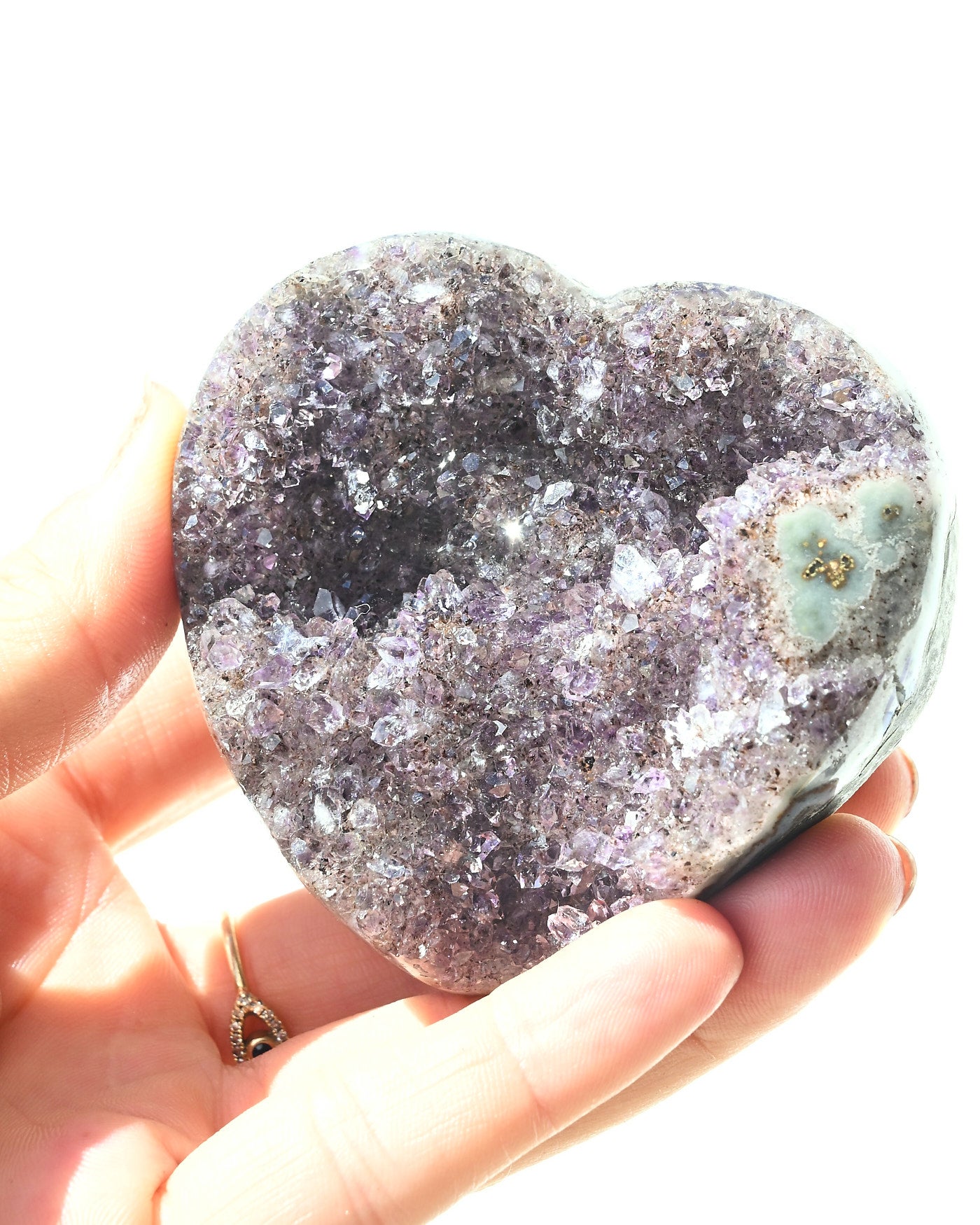 Amethyst Heart 210g view 3