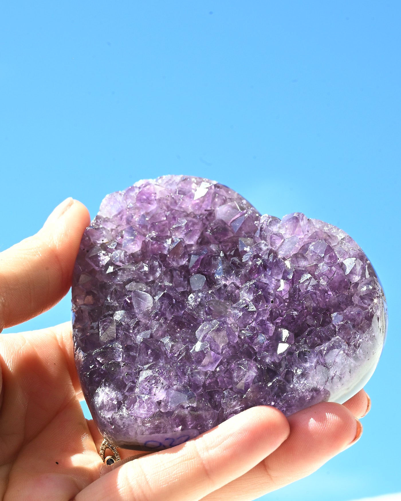 Amethyst Heart 220g