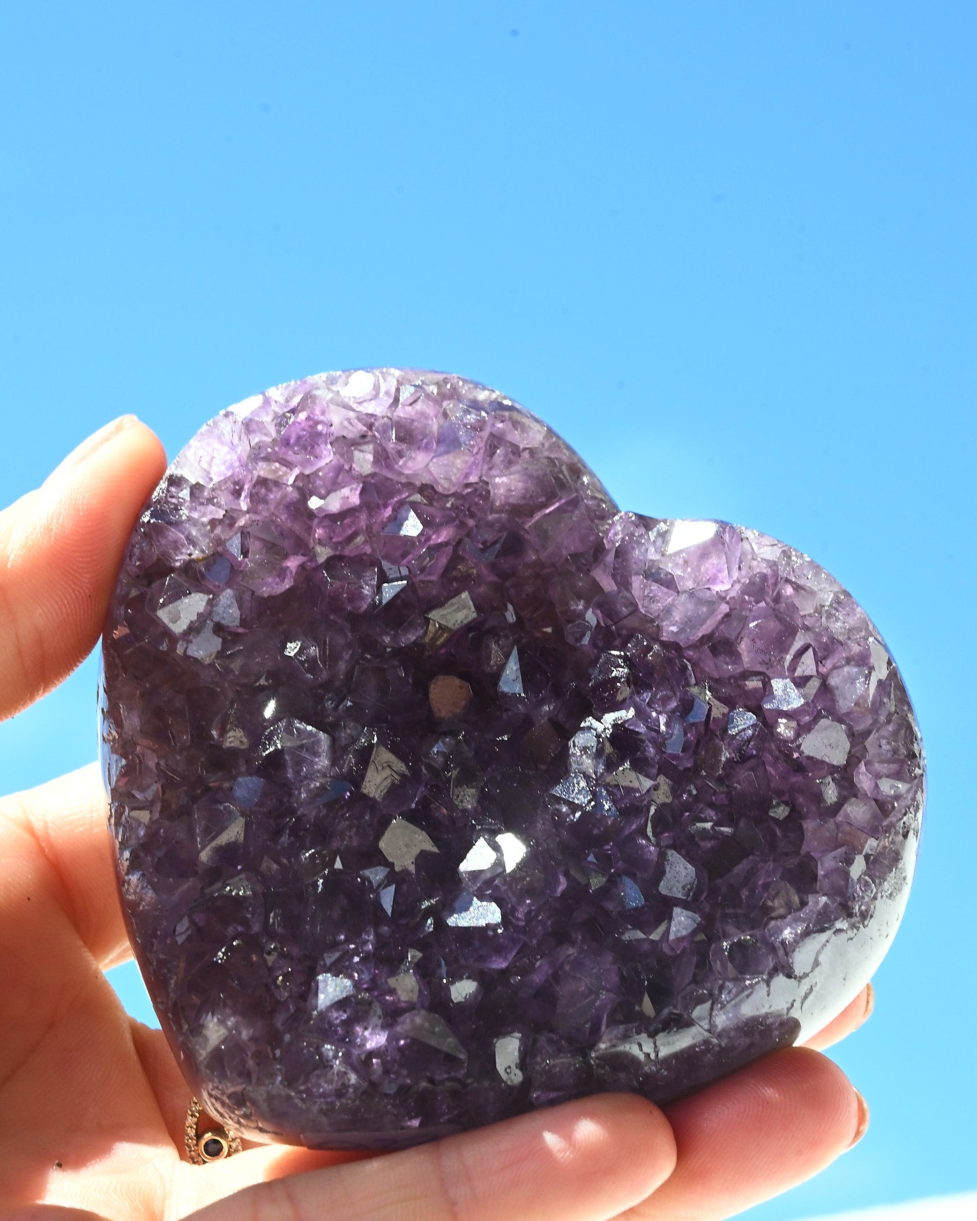 Amethyst Heart 220g view 2