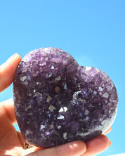 Amethyst Heart 220g view 2