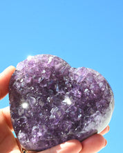 Amethyst Heart 220g view 3