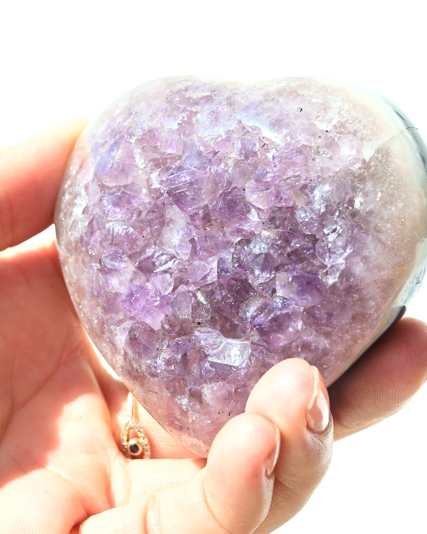 Amethyst Heart 240g view 3