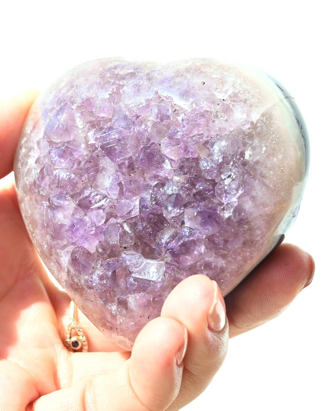 Amethyst Heart 240g view 2
