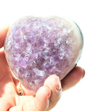 Amethyst Heart 240g view 2