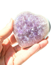 Amethyst Heart 241g view 2