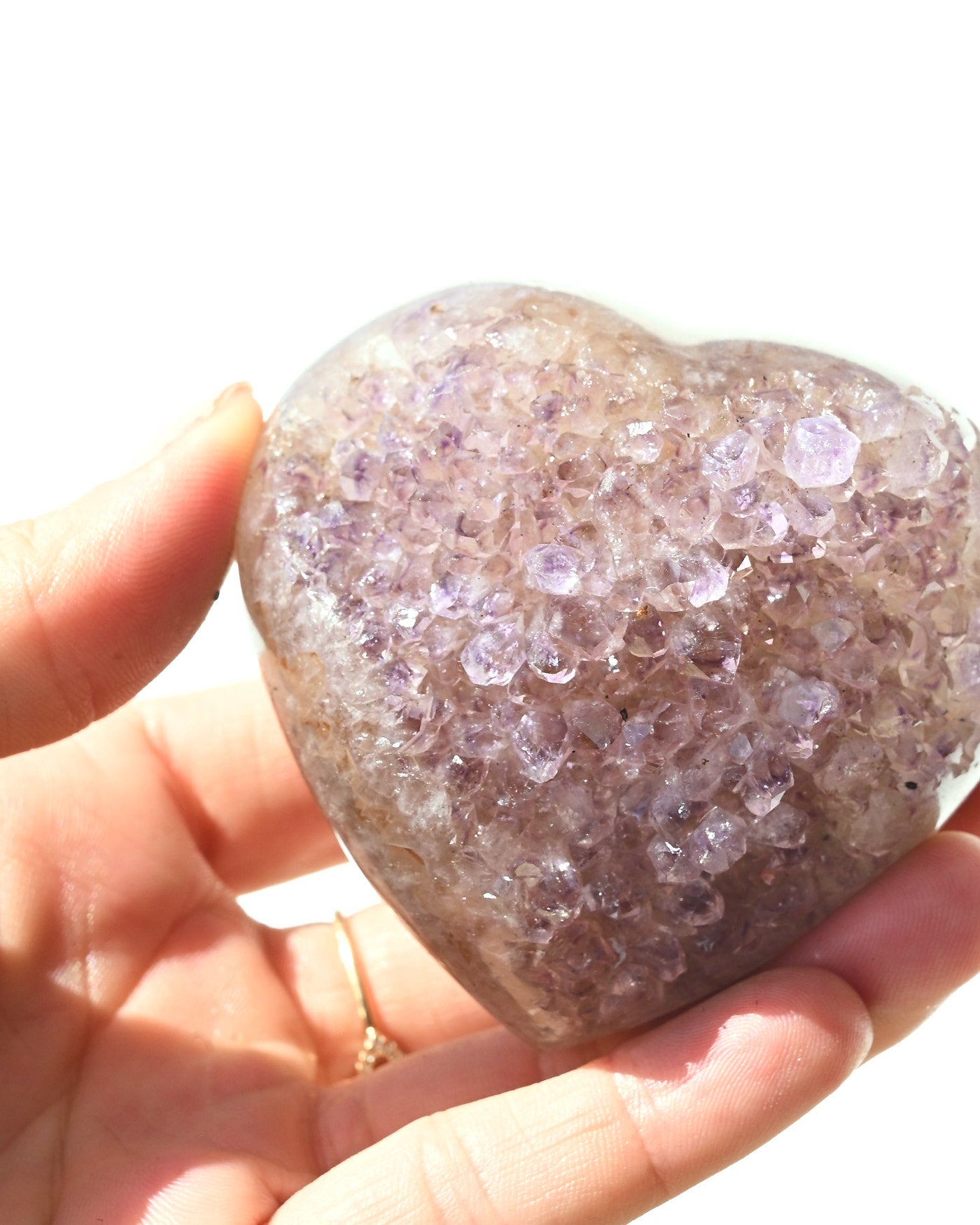 Amethyst Heart 250g view 2