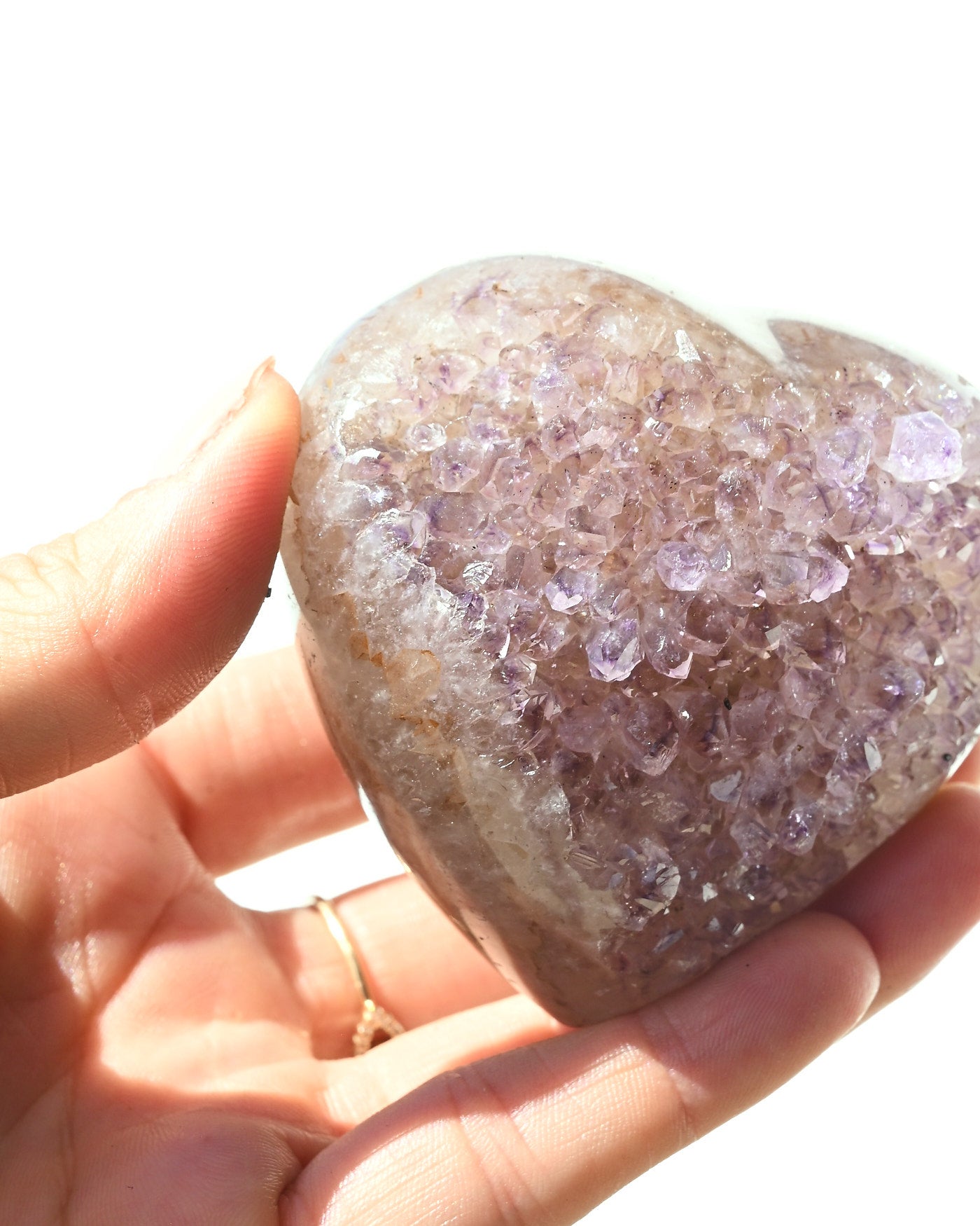 Amethyst Heart 250g view 3