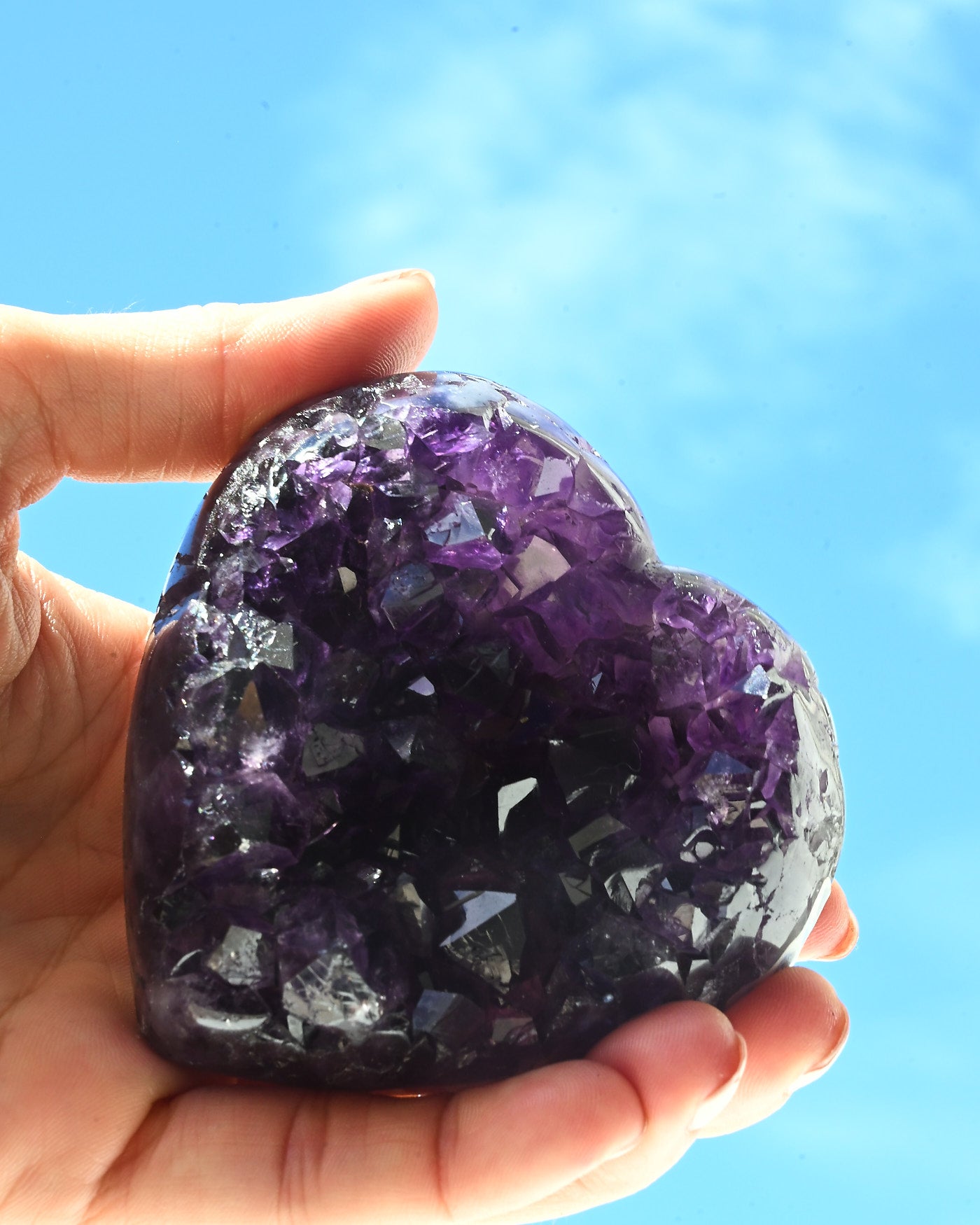 Amethyst Heart 260g