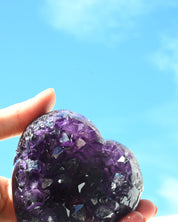 Amethyst Heart 260g view 2