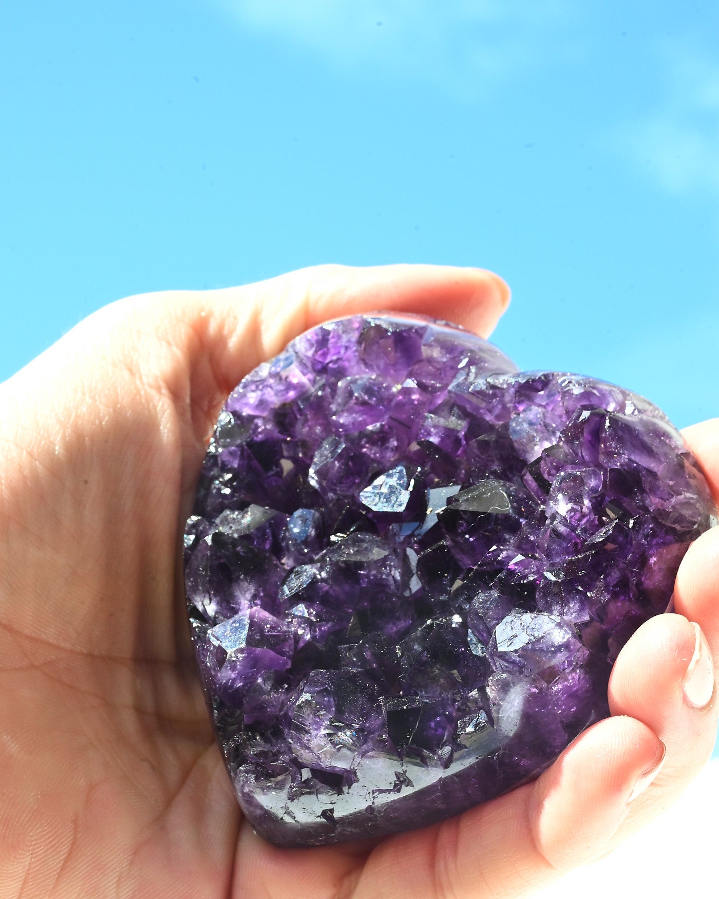 Amethyst Heart 260g view 3