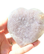Amethyst Heart 266g view 2