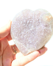 Amethyst Heart 266g view 3