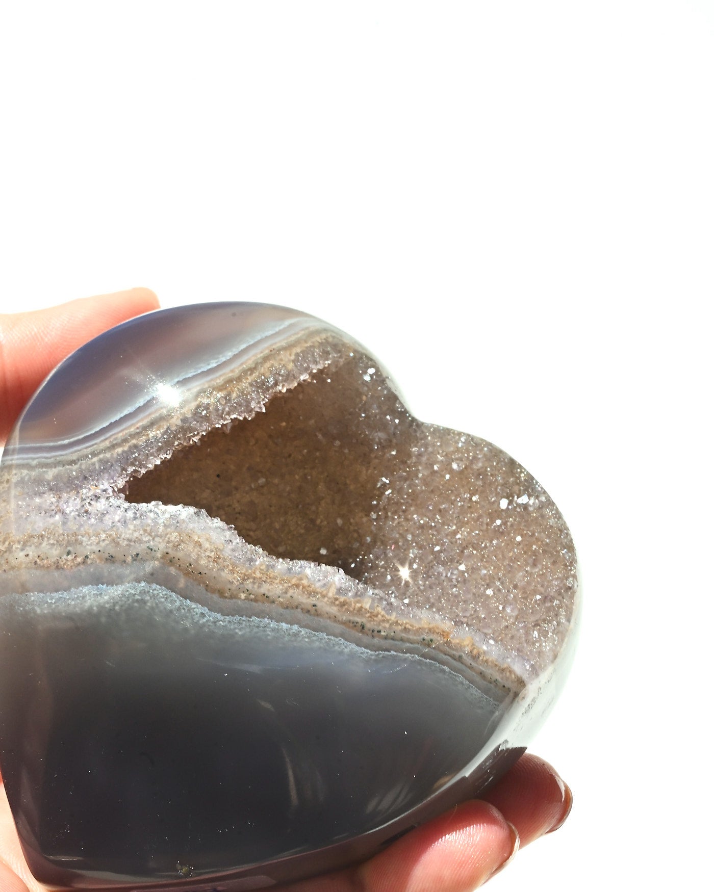 Amethyst Heart 270g view 3