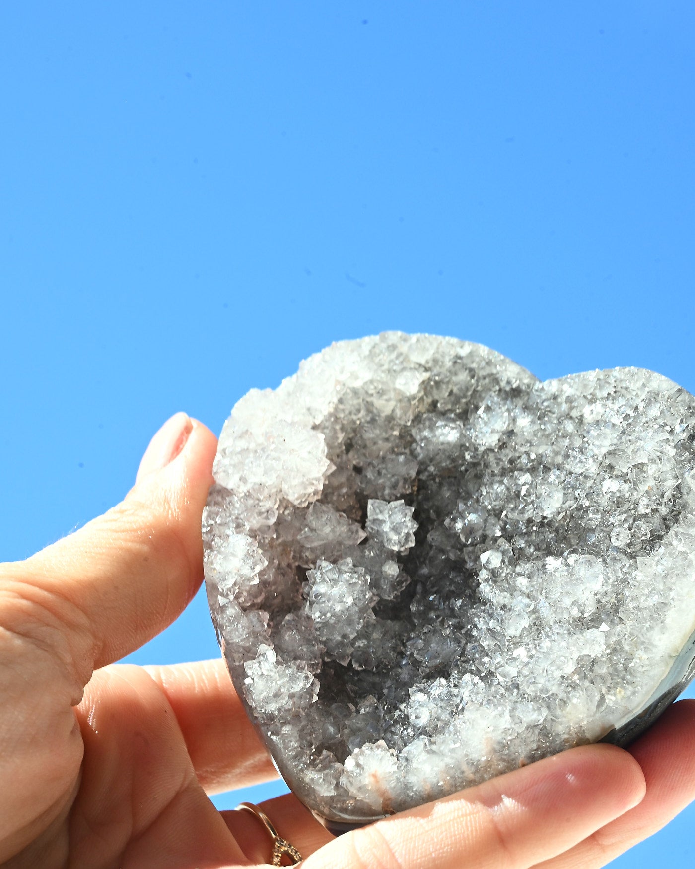 Amethyst Heart 285g view 2