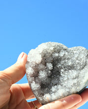 Amethyst Heart 285g view 2