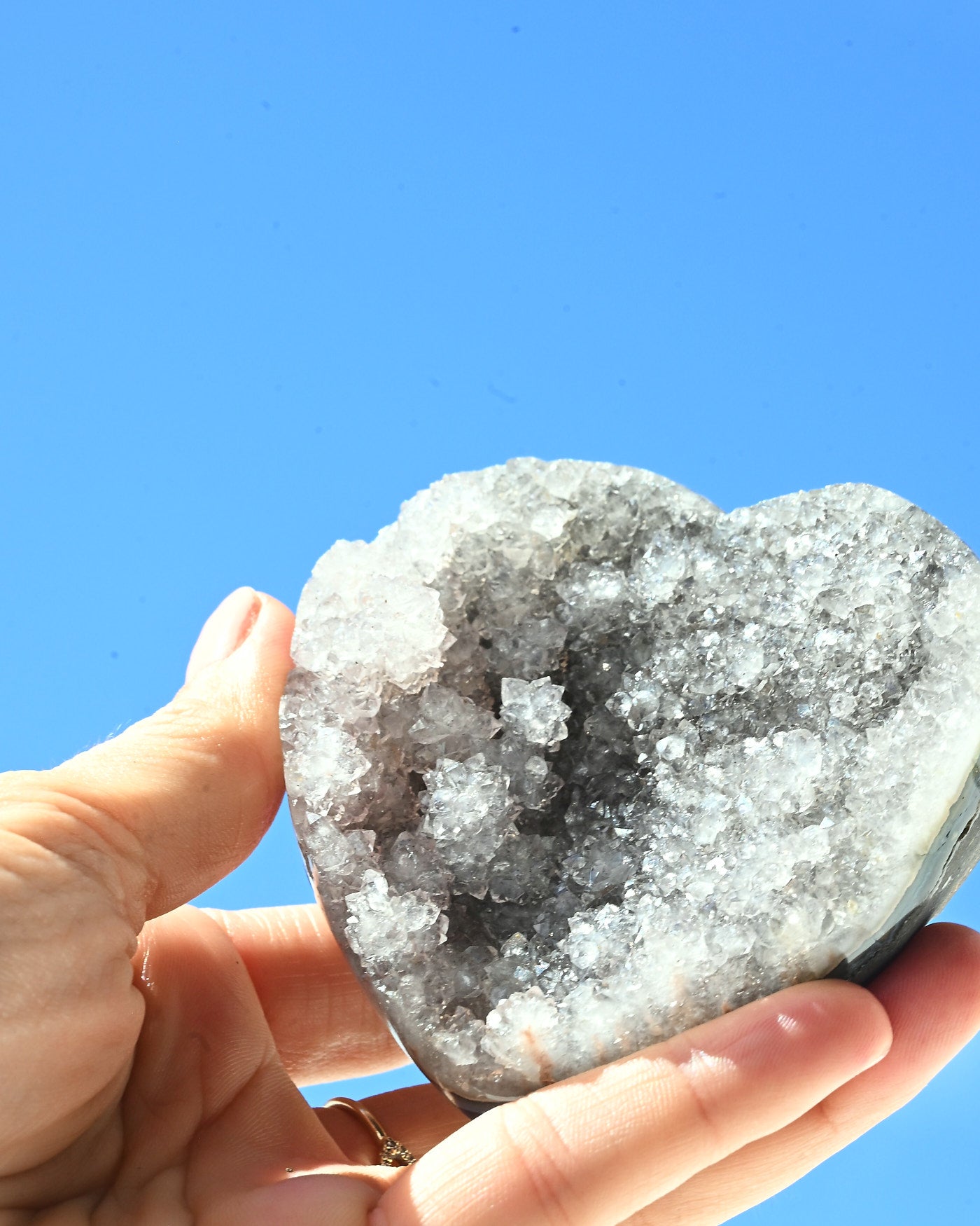 Amethyst Heart 285g view 3