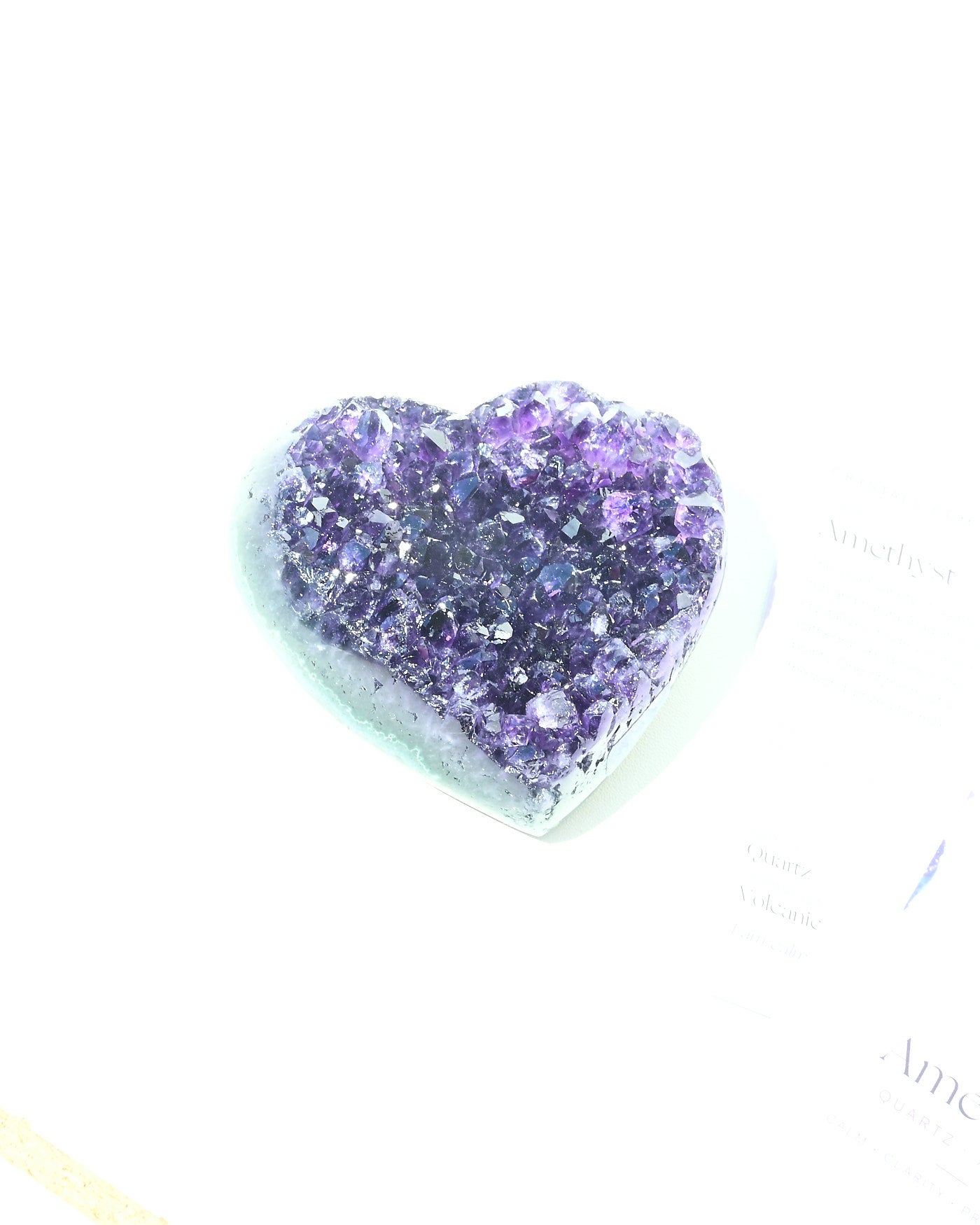 Amethyst Heart 290g view 2