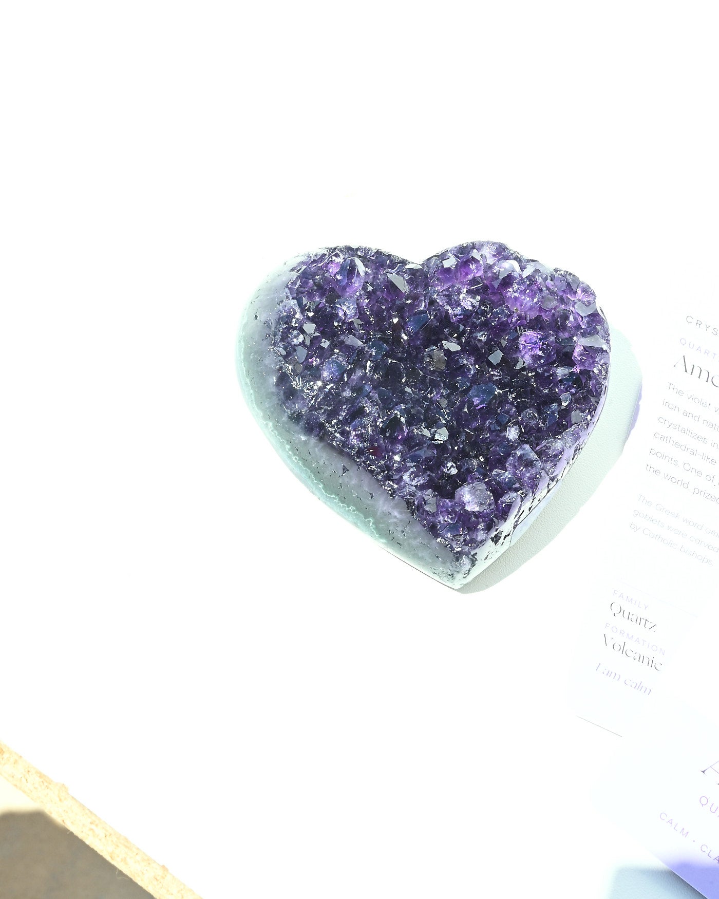 Amethyst Heart 290g view 3