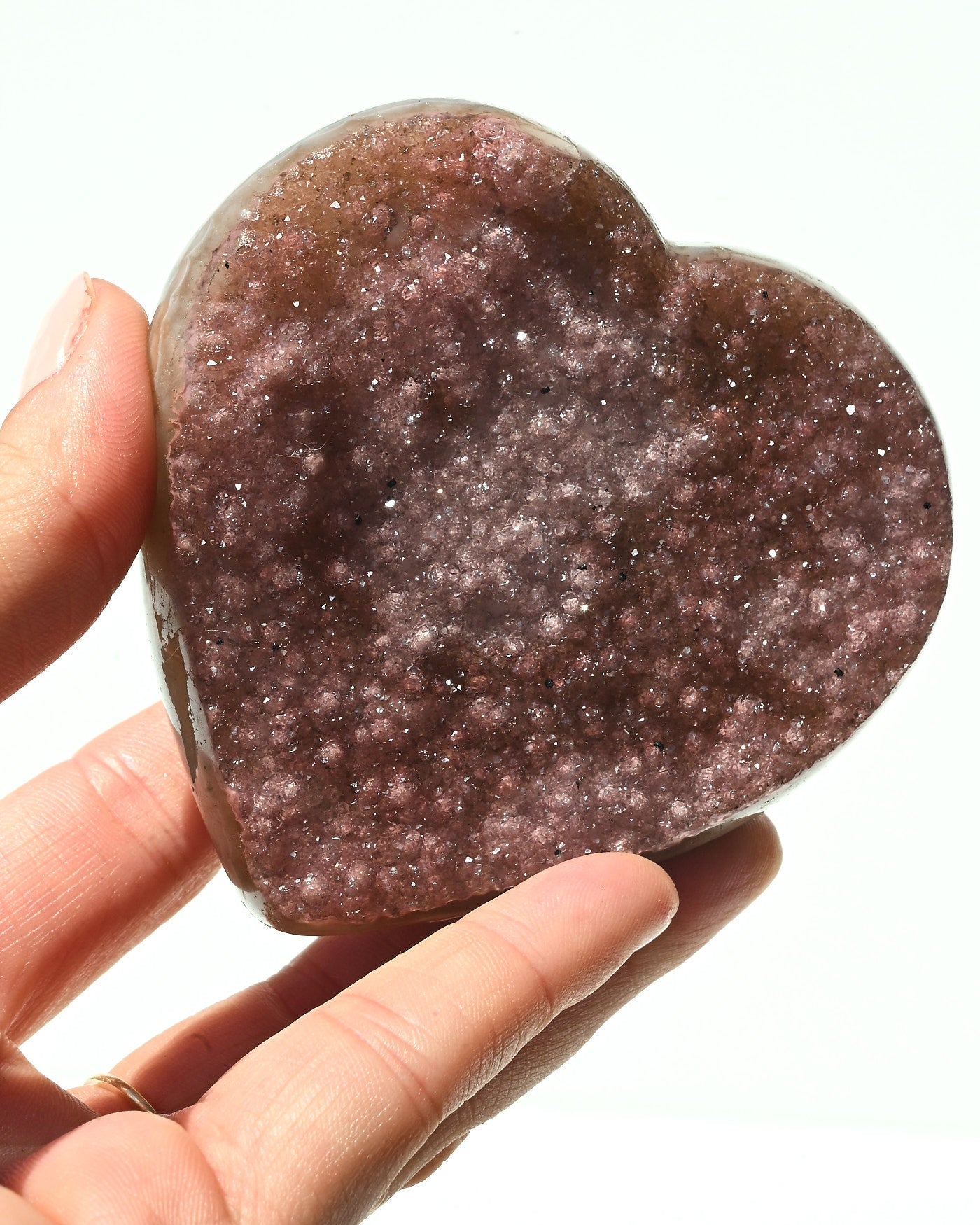 Amethyst Heart 300g view 2