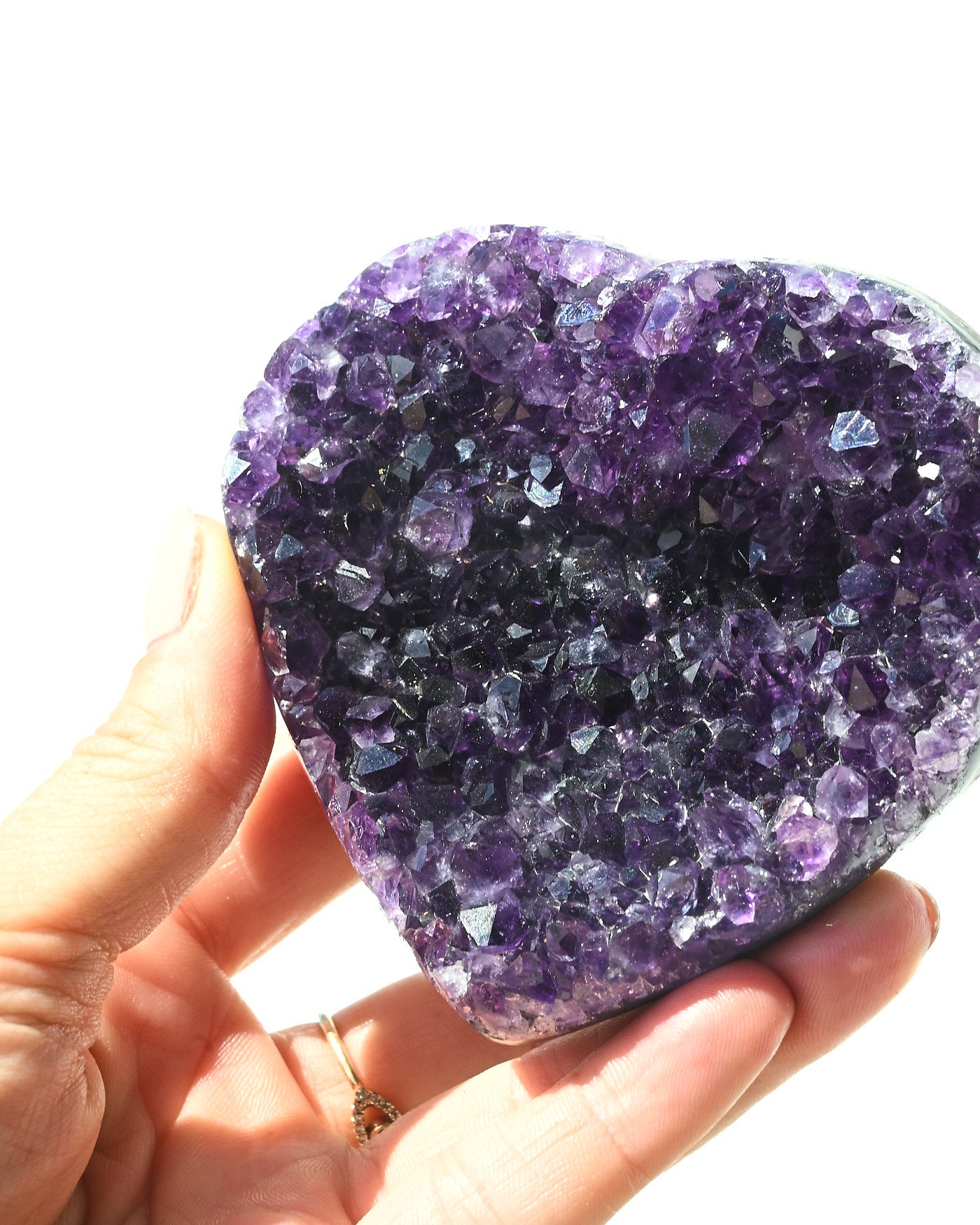 Amethyst Heart 317g detail