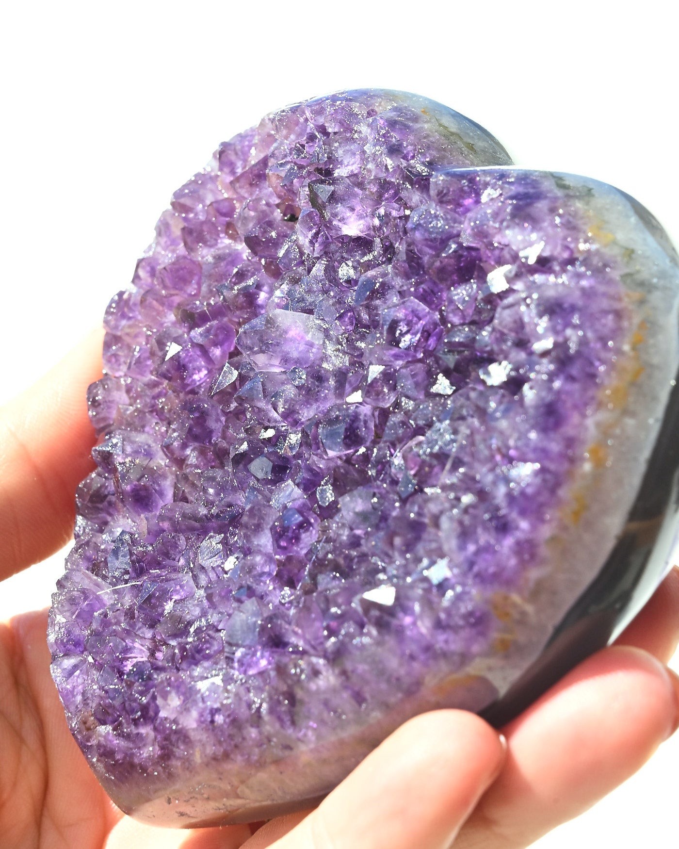 Amethyst Heart 344g view 2