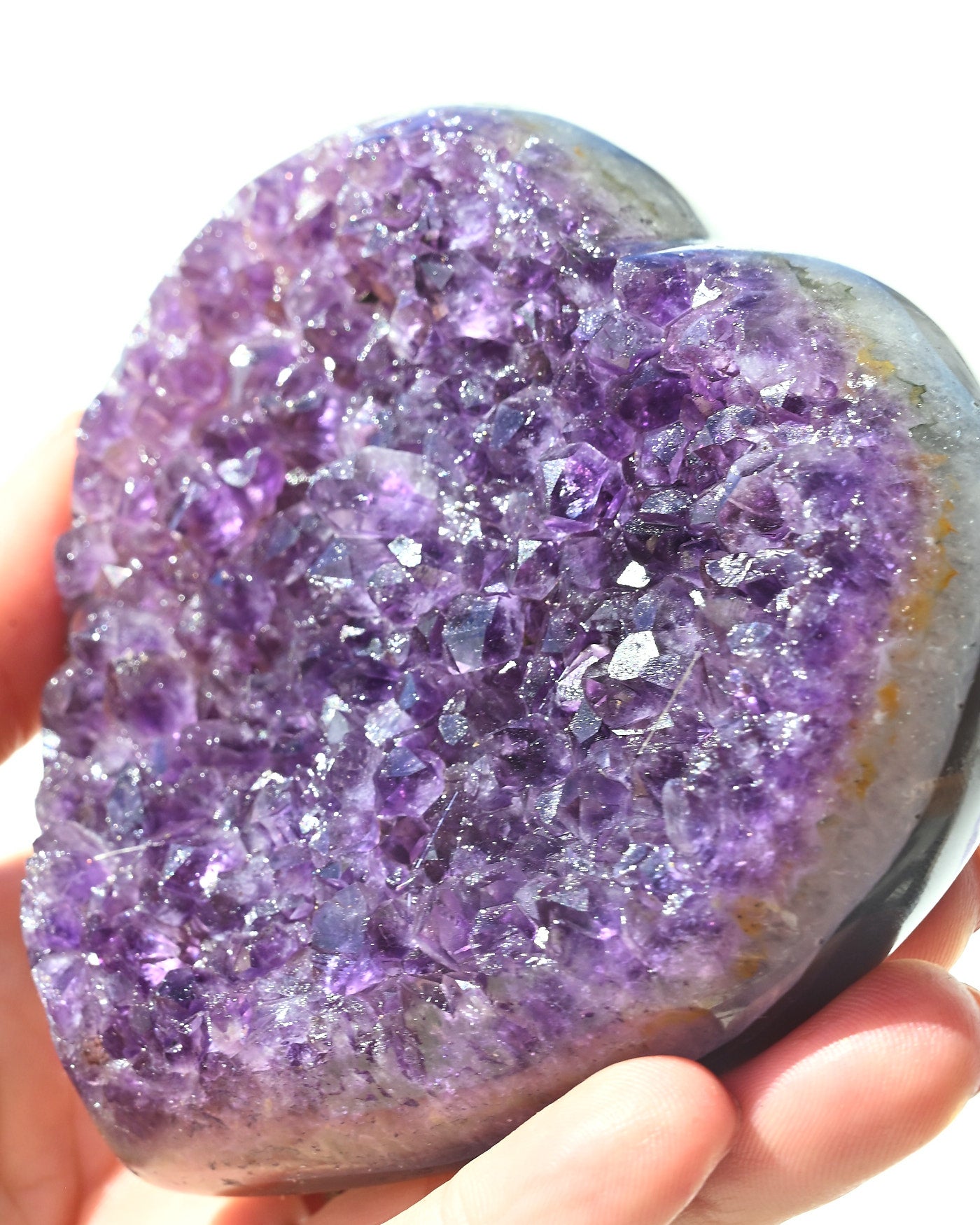 Amethyst Heart 344g view 3