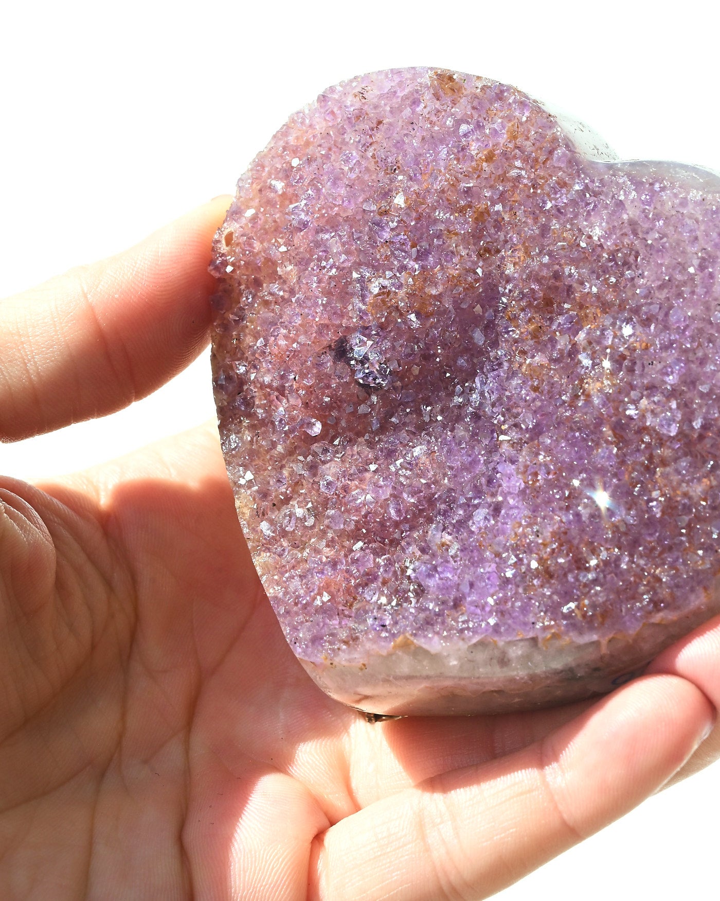 Amethyst Heart 350g view 2