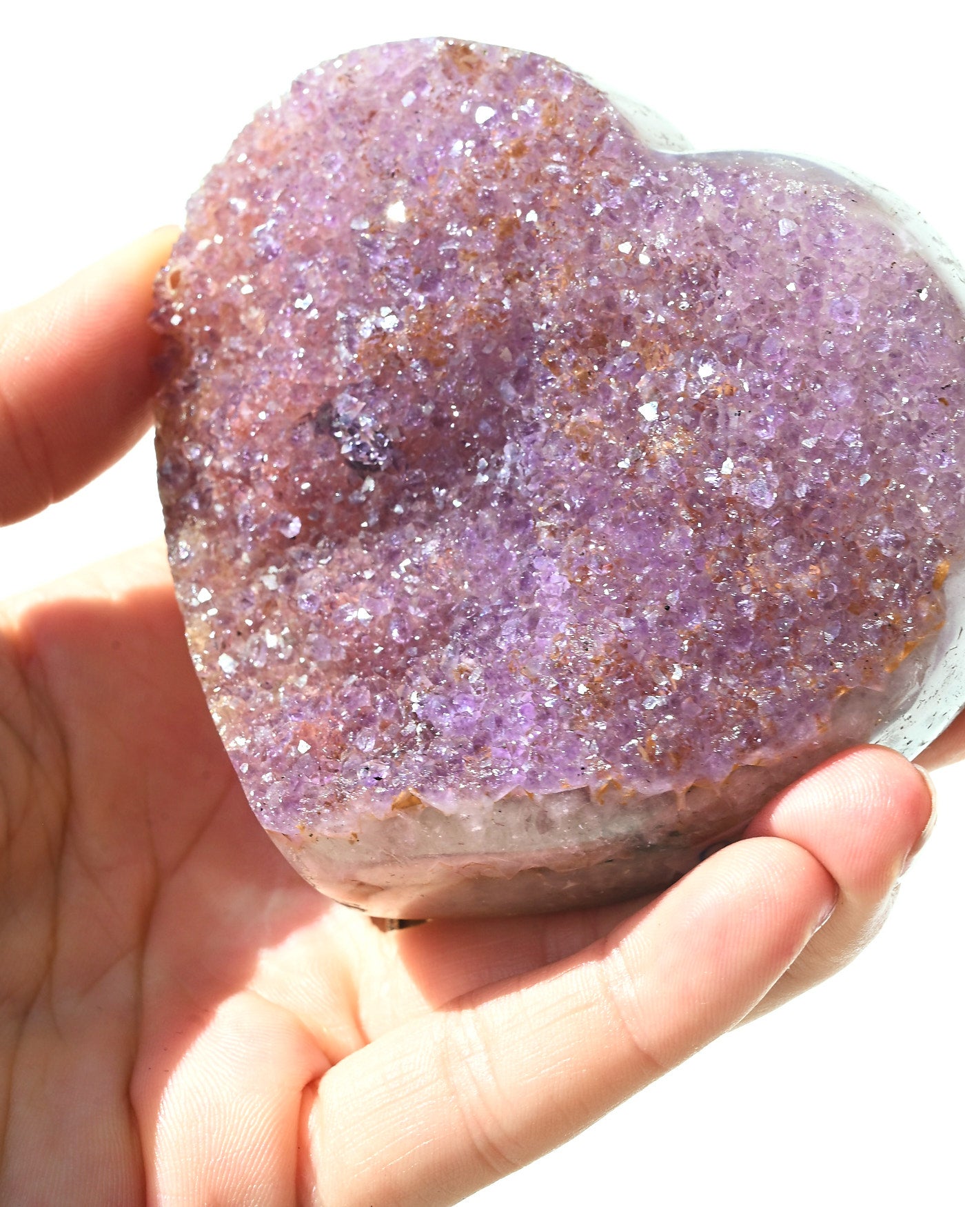 Amethyst Heart 350g view 3