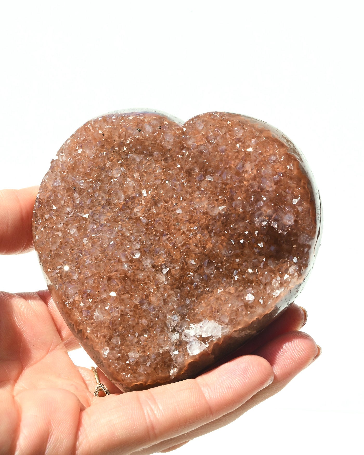 Amethyst Heart 360g view 2
