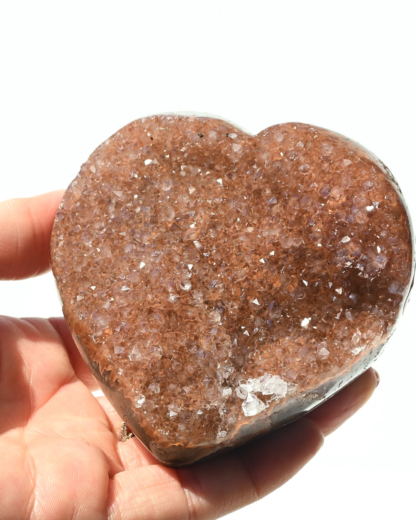 Amethyst Heart 360g view 3