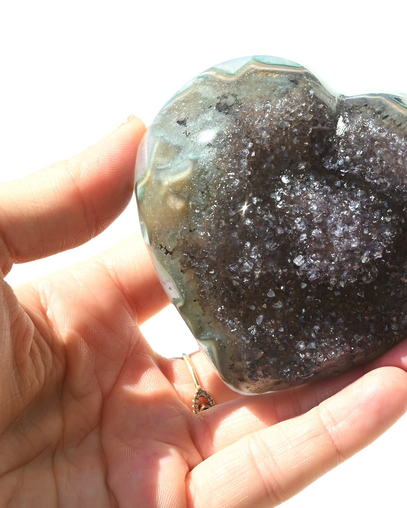 Amethyst Heart 370g